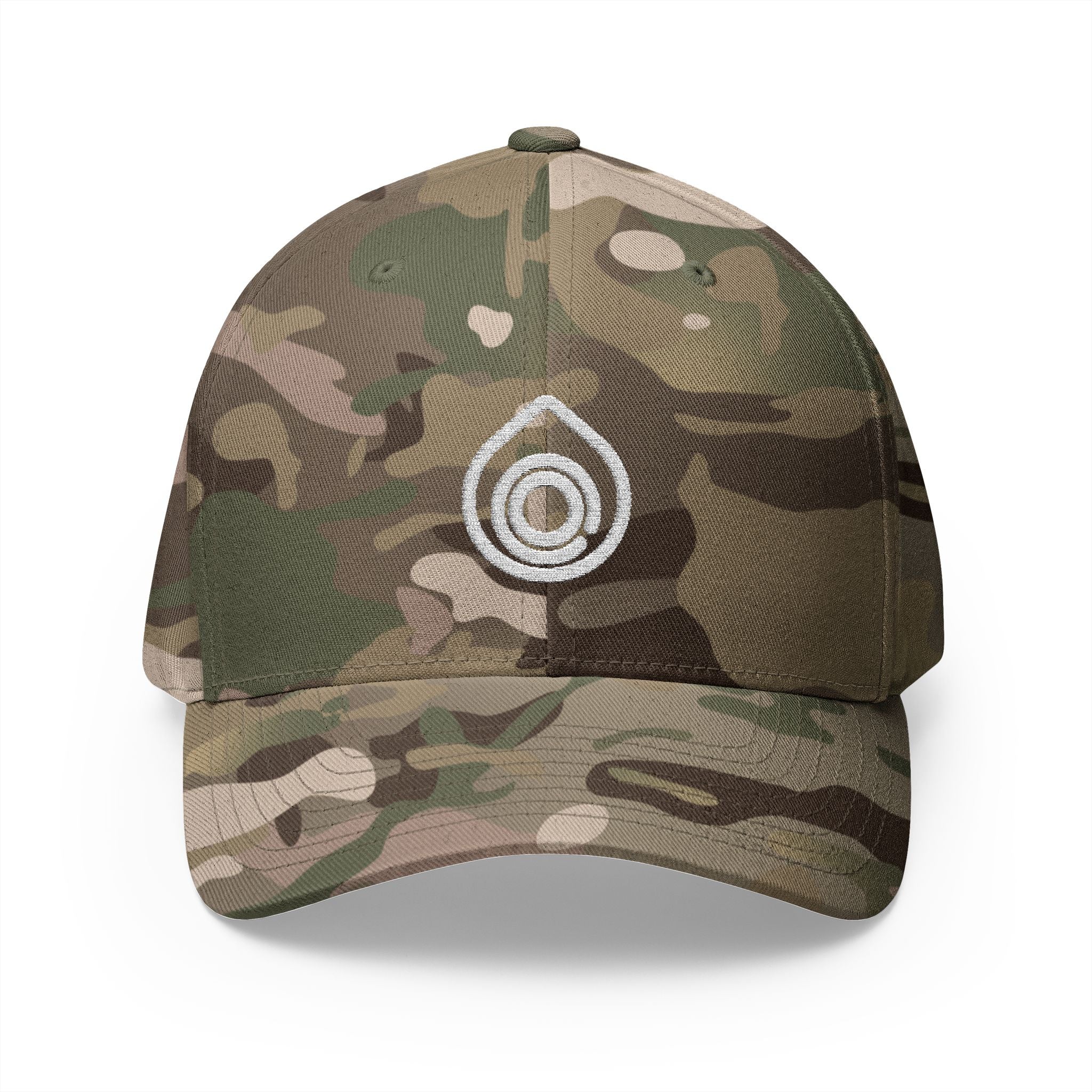 Embroidered Water Drop Logo Cap