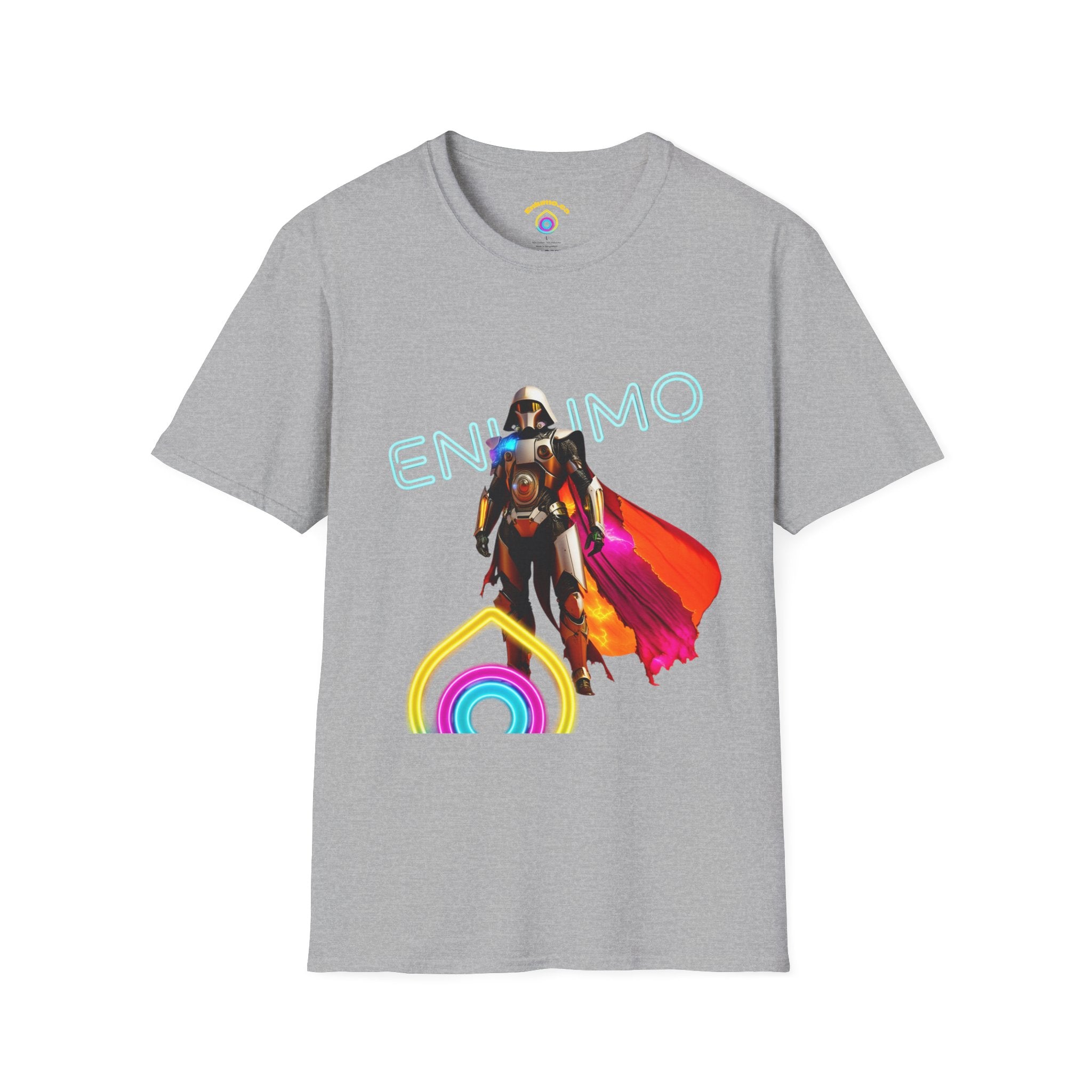 Super hero Character Colorful Cloak — Short Sleeve Shirt