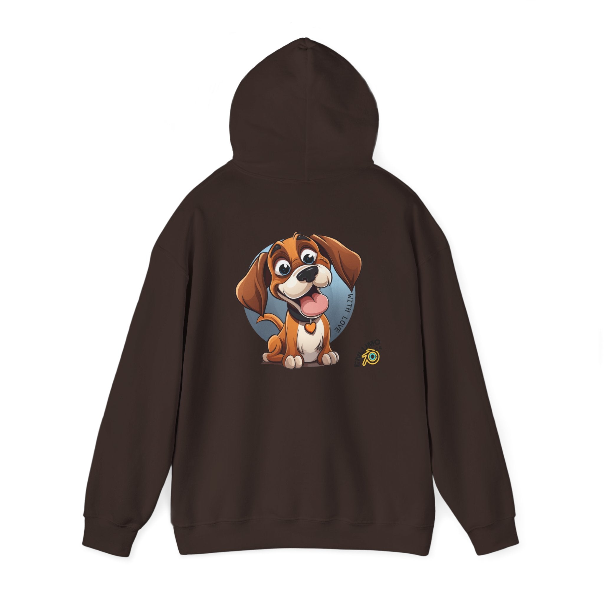 Dawg Out — Cute Puppy Graphic Back Print with Paws Sweatshirt