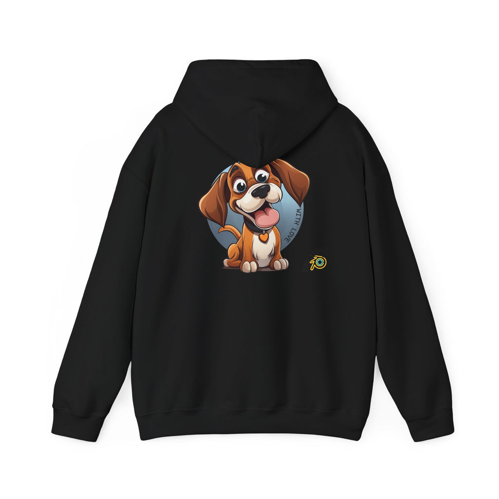Dawg Out — Cute Puppy Graphic Back Print with Paws Sweatshirt
