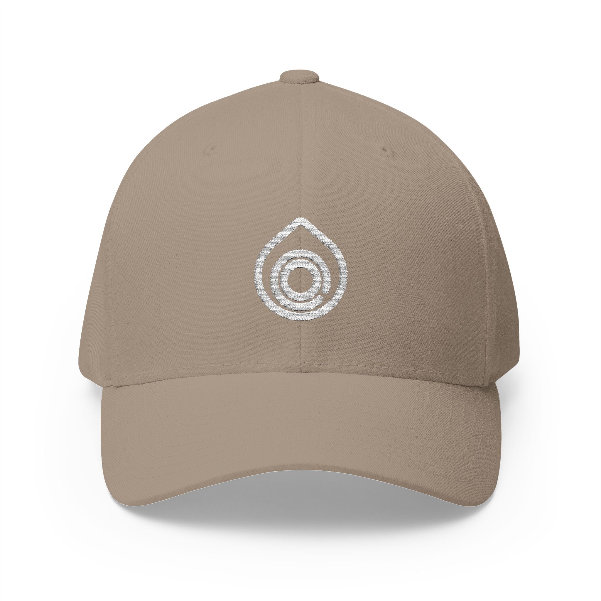 Embroidered Water Drop Logo Cap
