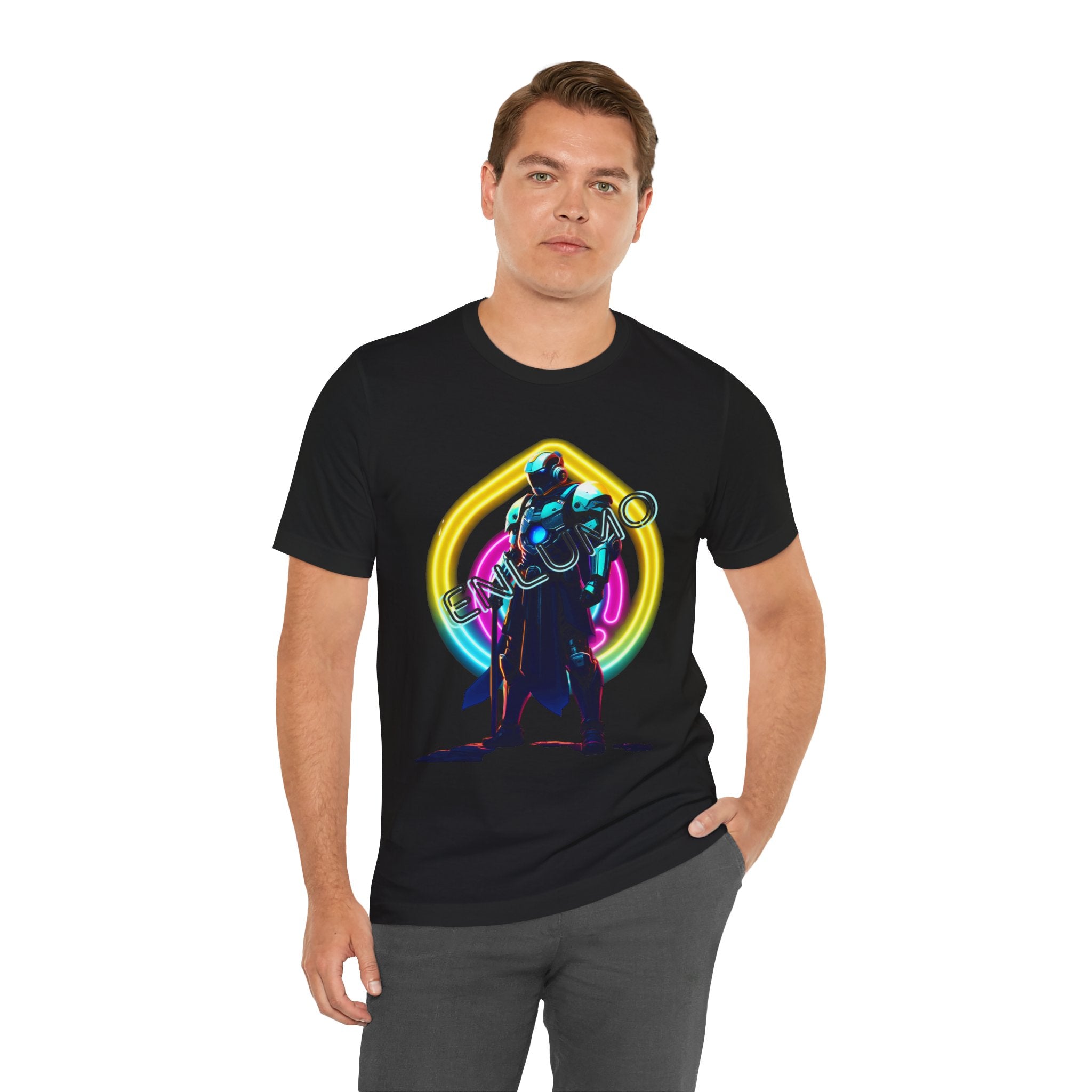 Cyber Space Wanderer Tee — Cosmic Universe Short Sleeve Shirt