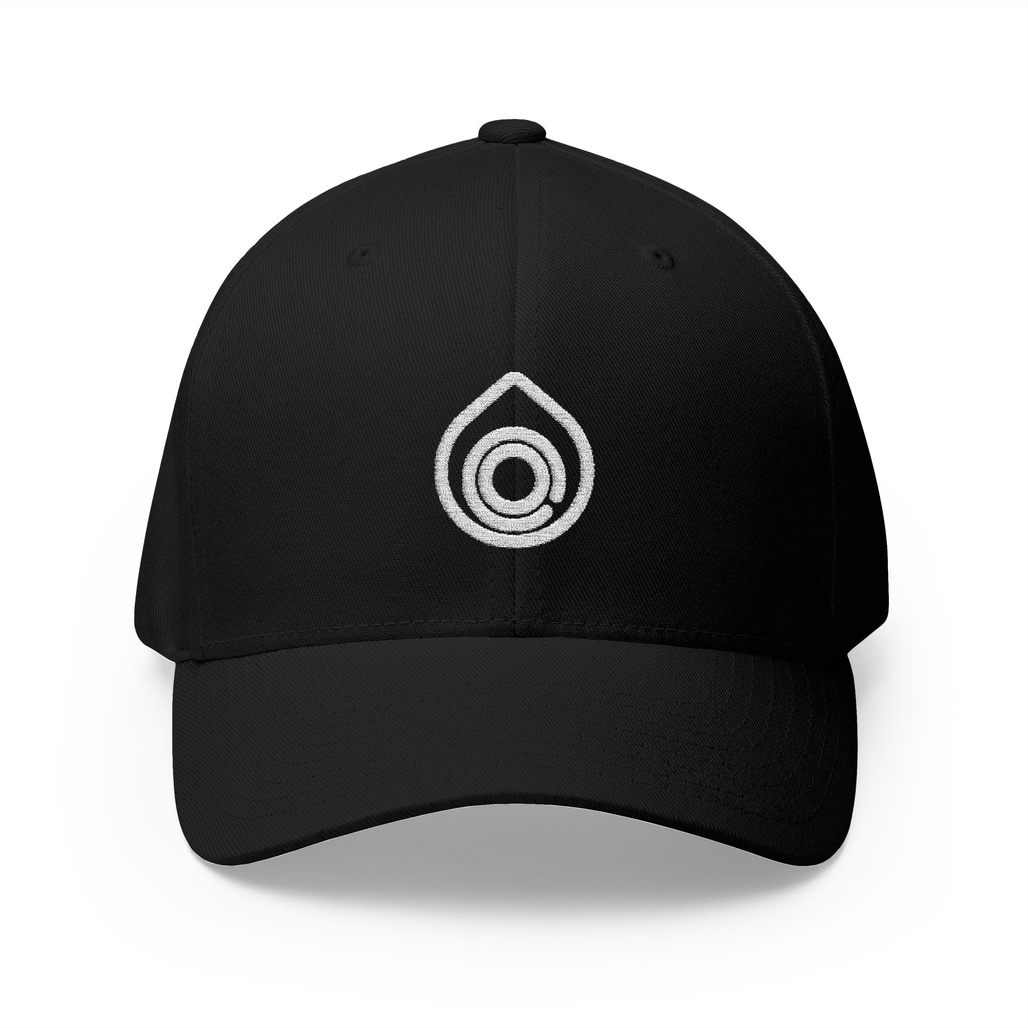 Embroidered Water Drop Logo Cap