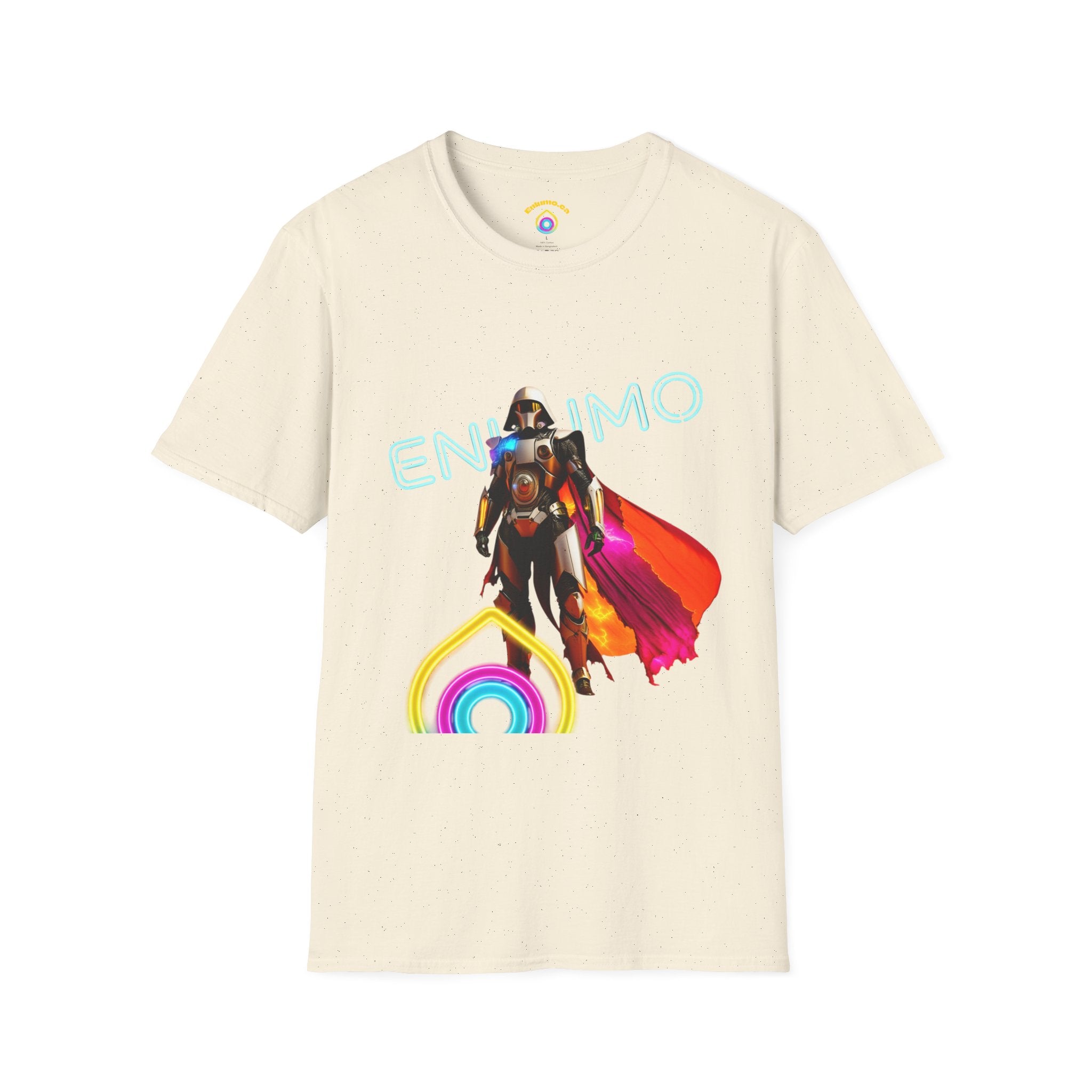 Super hero Character Colorful Cloak — Short Sleeve Shirt