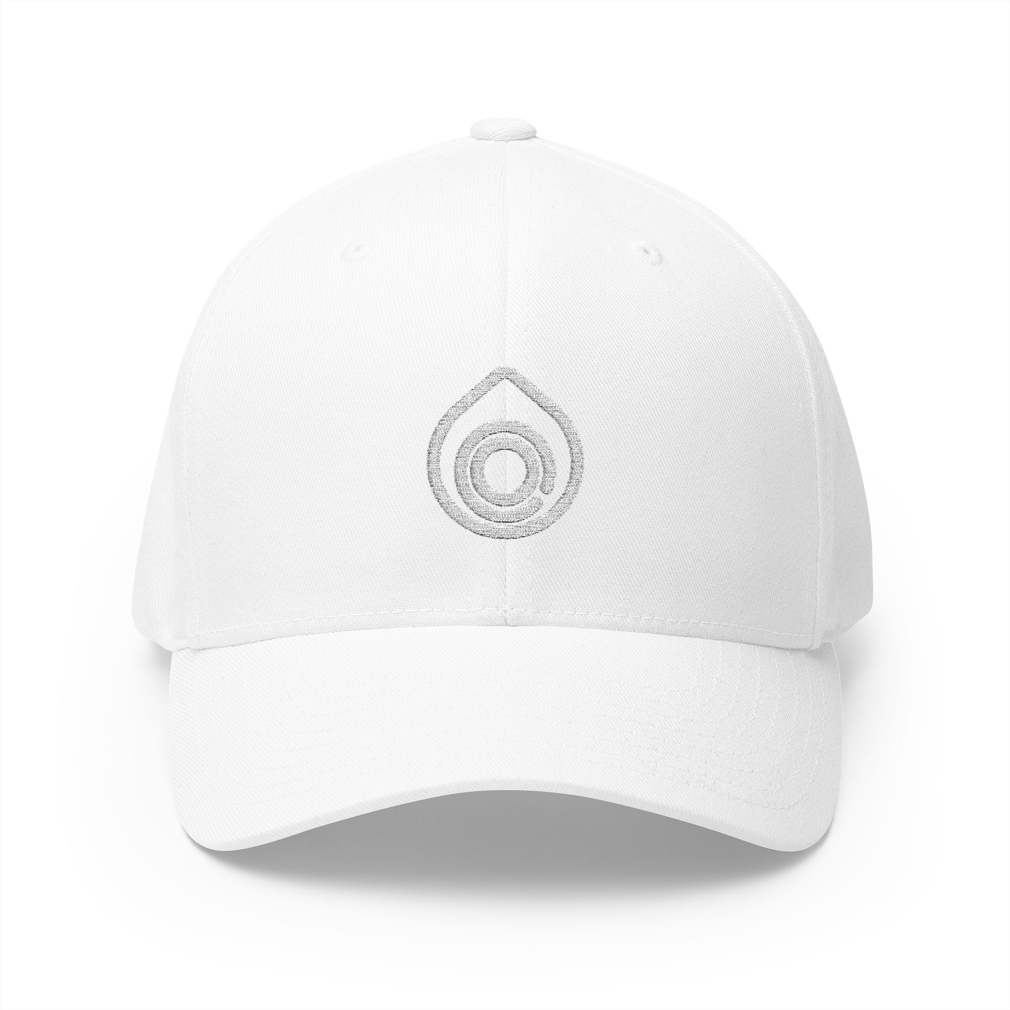 Embroidered Water Drop Logo Cap