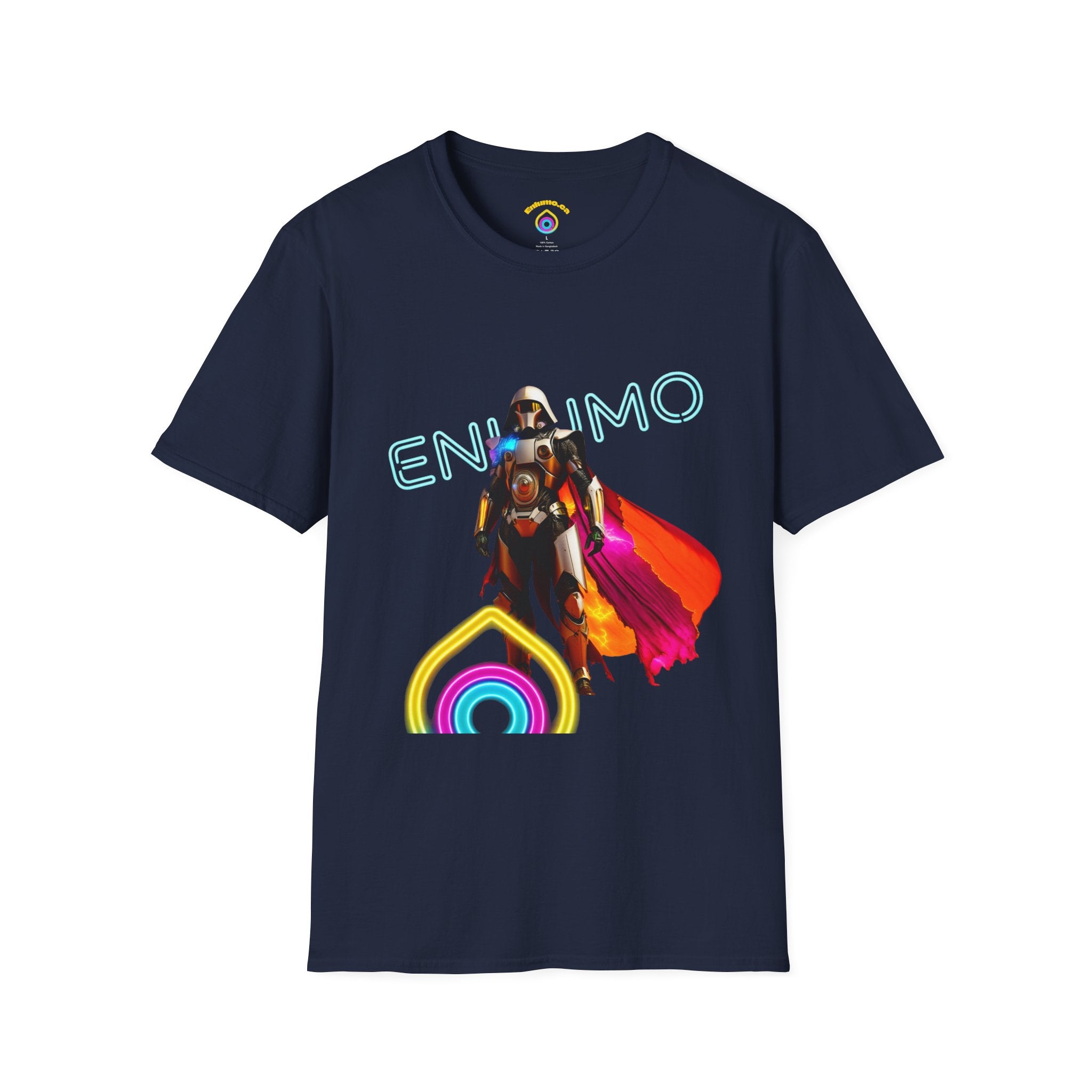 Super hero Character Colorful Cloak — Short Sleeve Shirt