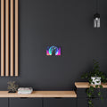 Outer Space Warrior Satin Canvas Wall Art — Classic Canvas
