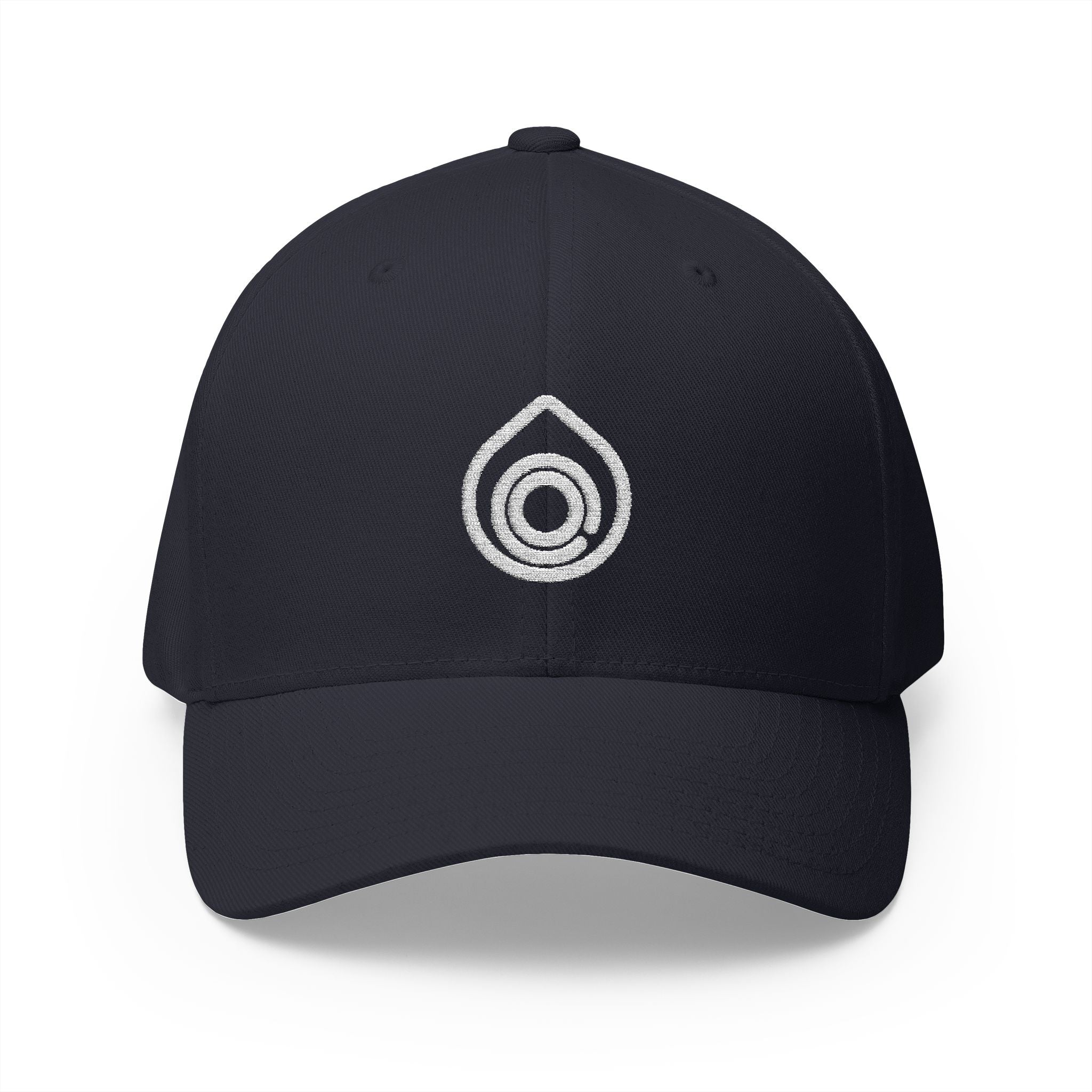 Embroidered Water Drop Logo Cap