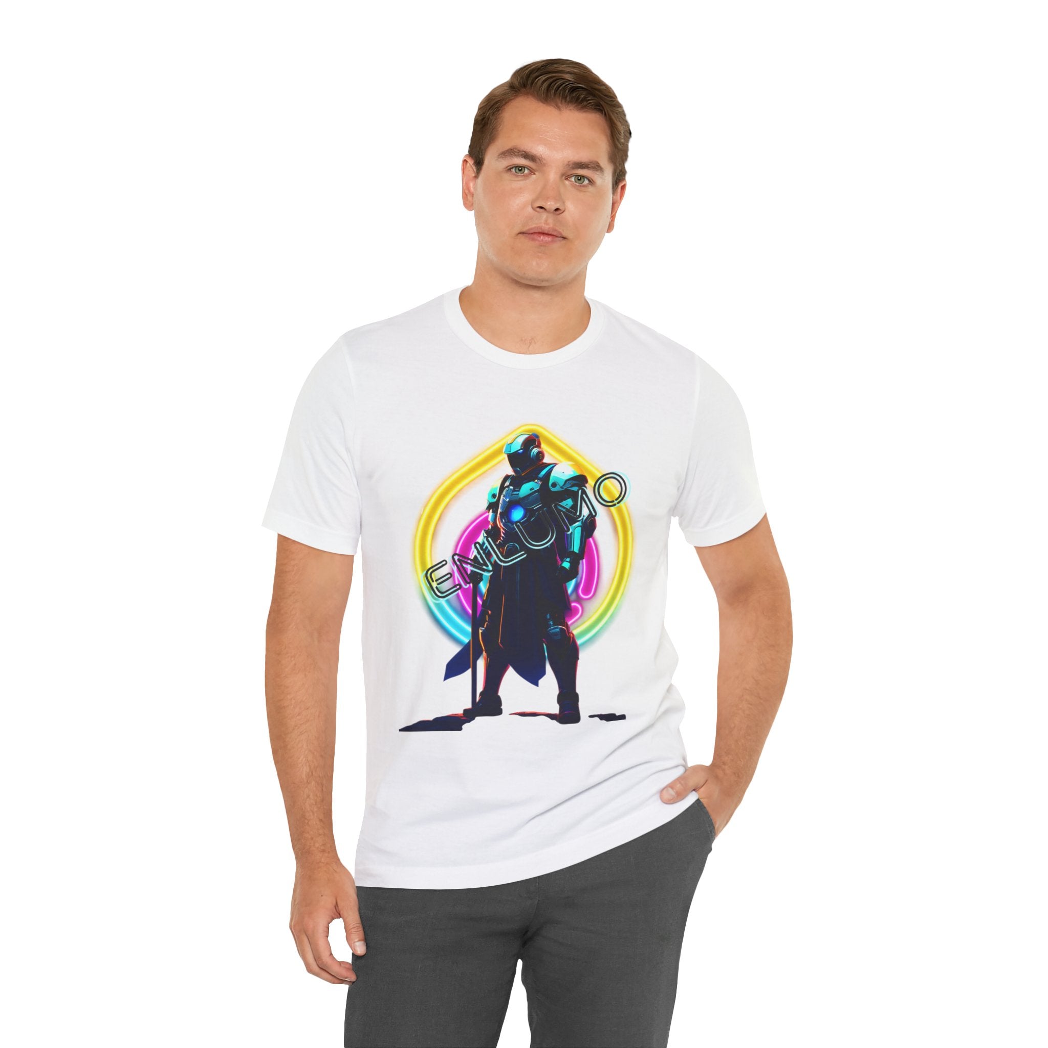 Cyber Space Wanderer Tee — Cosmic Universe Short Sleeve Shirt