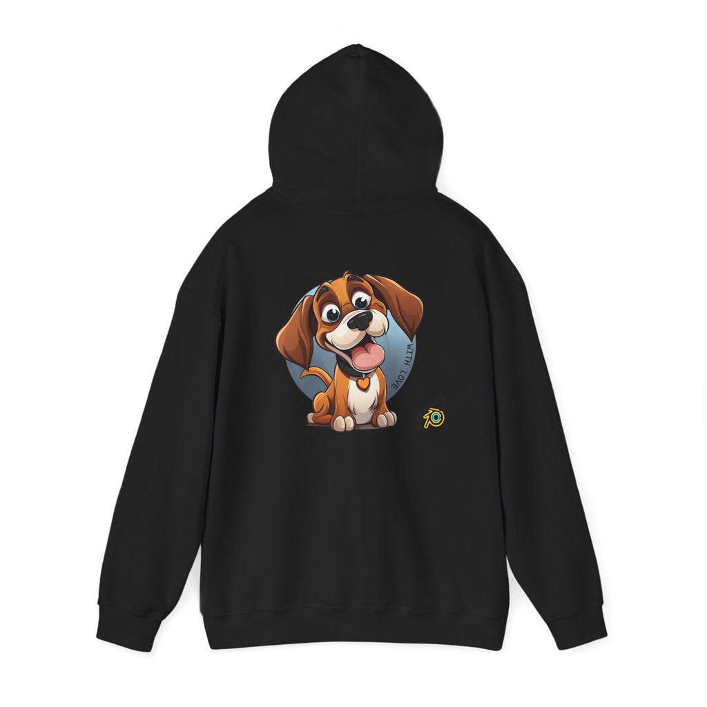Dawg Out — Cute Puppy Graphic Back Print with Paws Sweatshirt