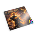 The Golden Boy: A New Evolution – Cyberpunk Comic Art Print | Futuristic Neon Story Book