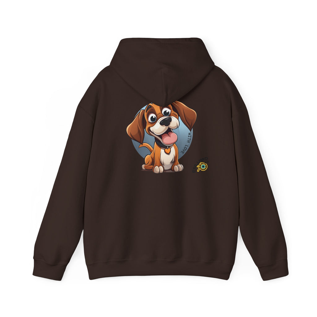 Dawg Out — Cute Puppy Graphic Back Print with Paws Sweatshirt