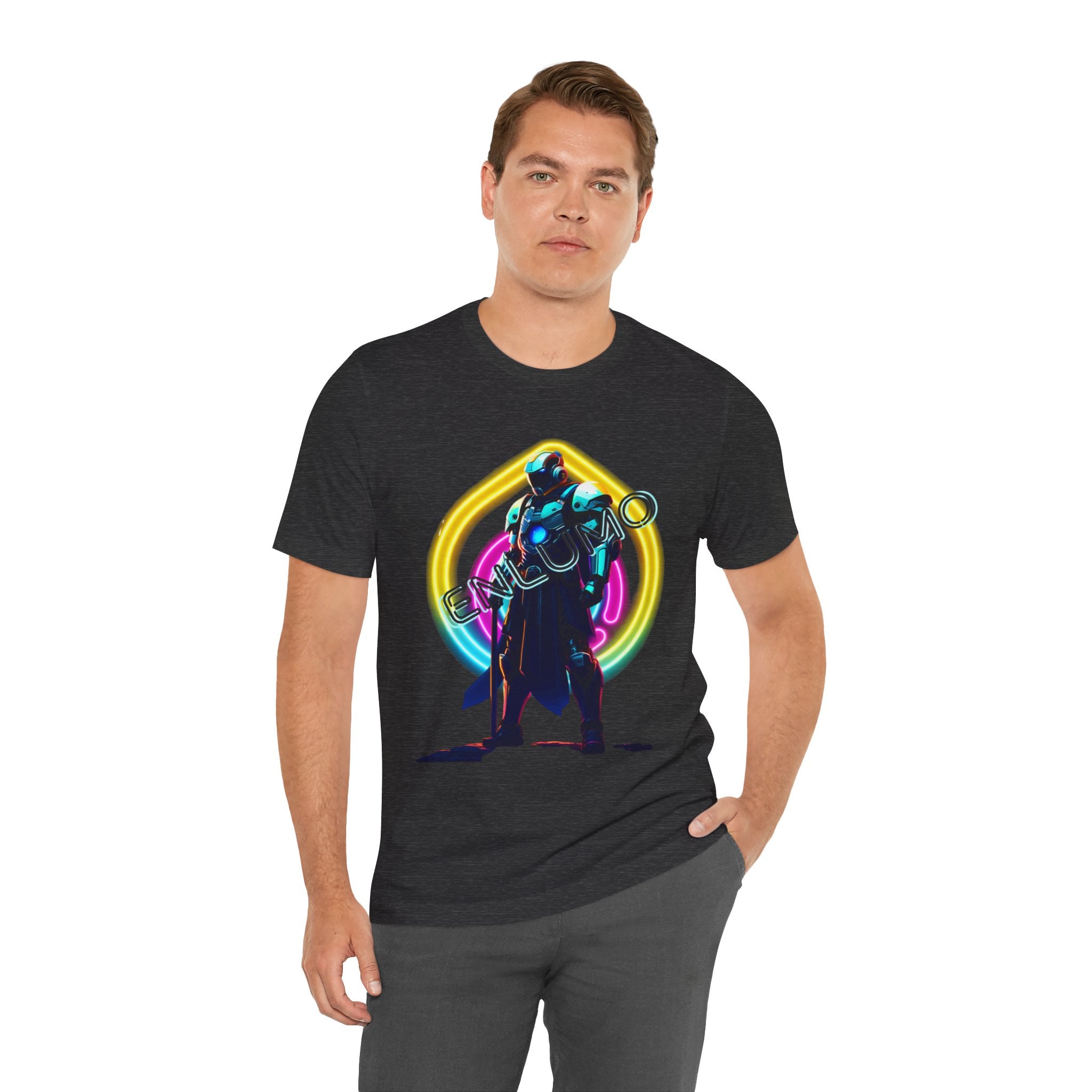 Cyber Space Wanderer Tee — Cosmic Universe Short Sleeve Shirt