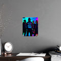 Vaporwave Urban Street —  Neon Wall Poster Art