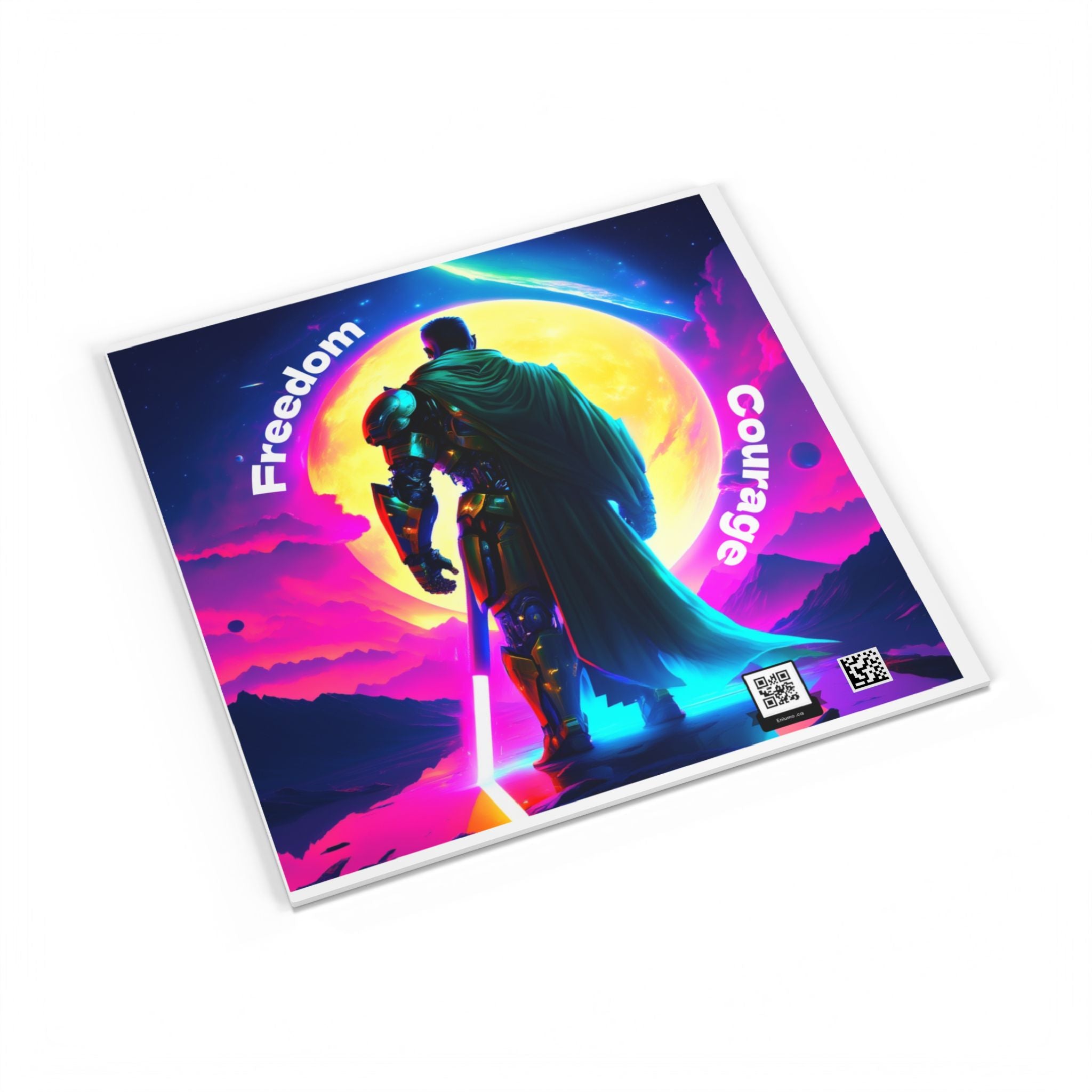 Limited Edition Neon Cyber Knights Collection #1 —  Keepsake Art Book