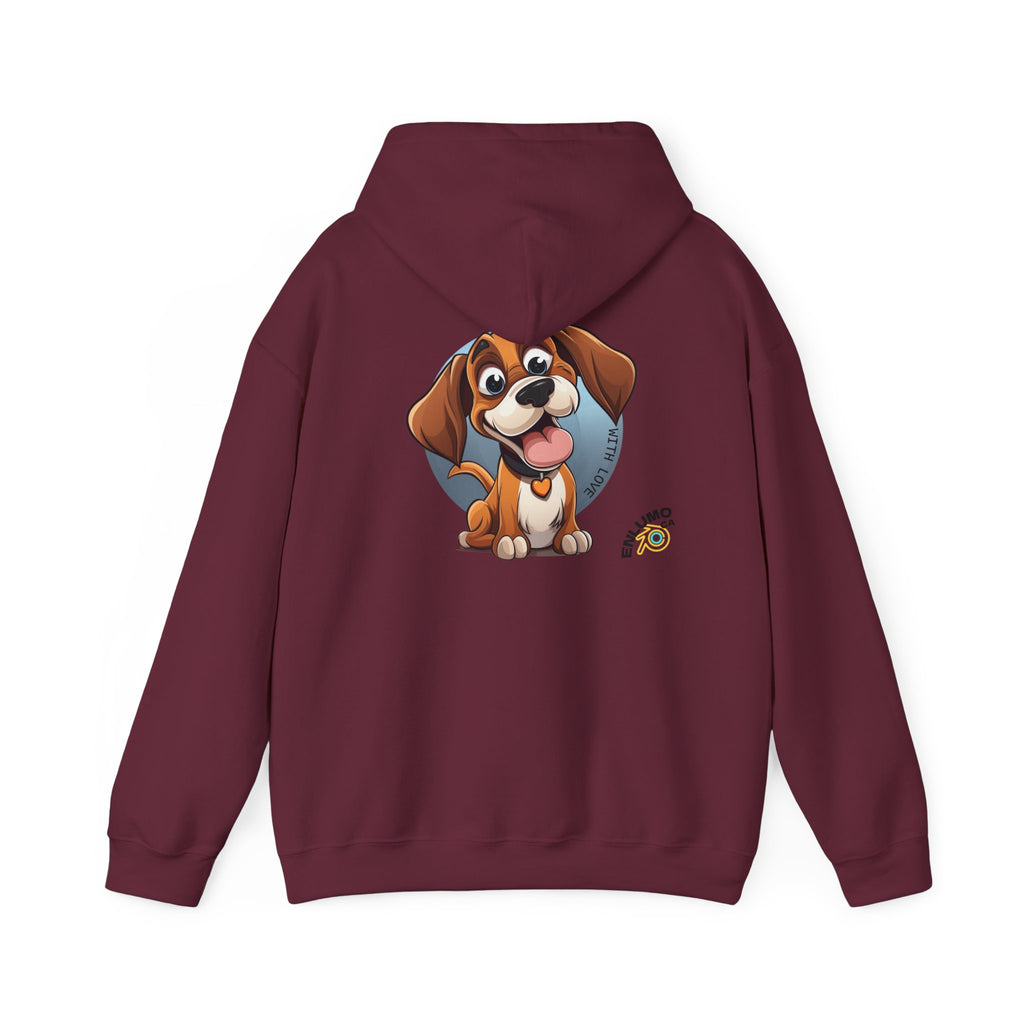 Dawg Out — Cute Puppy Graphic Back Print with Paws Sweatshirt