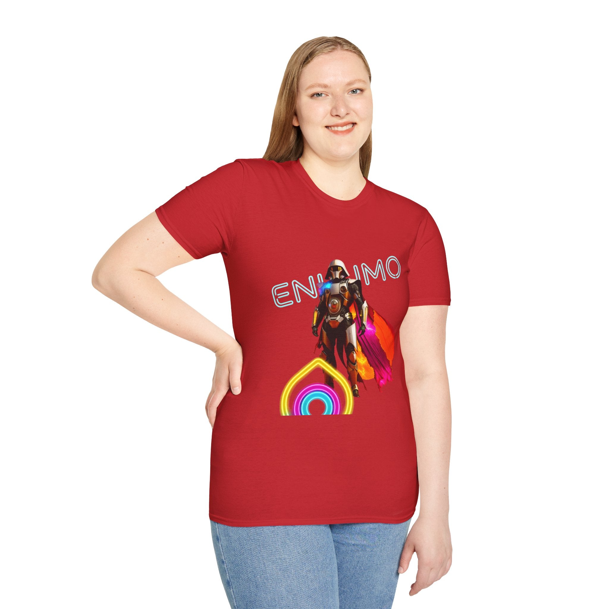 Super hero Character Colorful Cloak — Short Sleeve Shirt