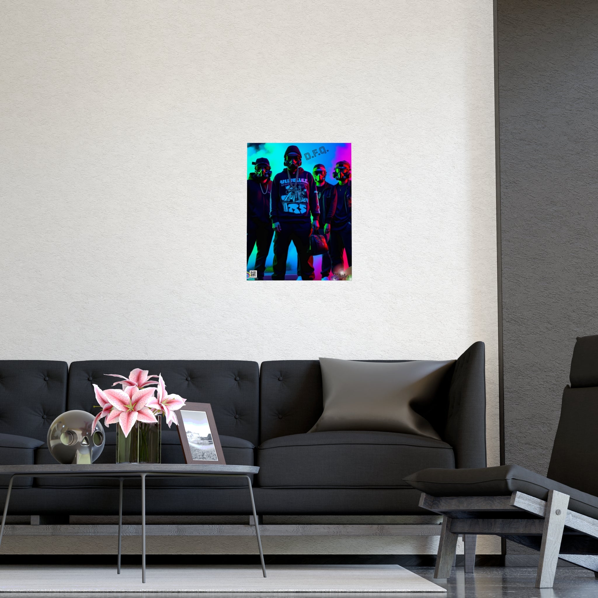 Vaporwave Urban Street —  Neon Wall Poster Art