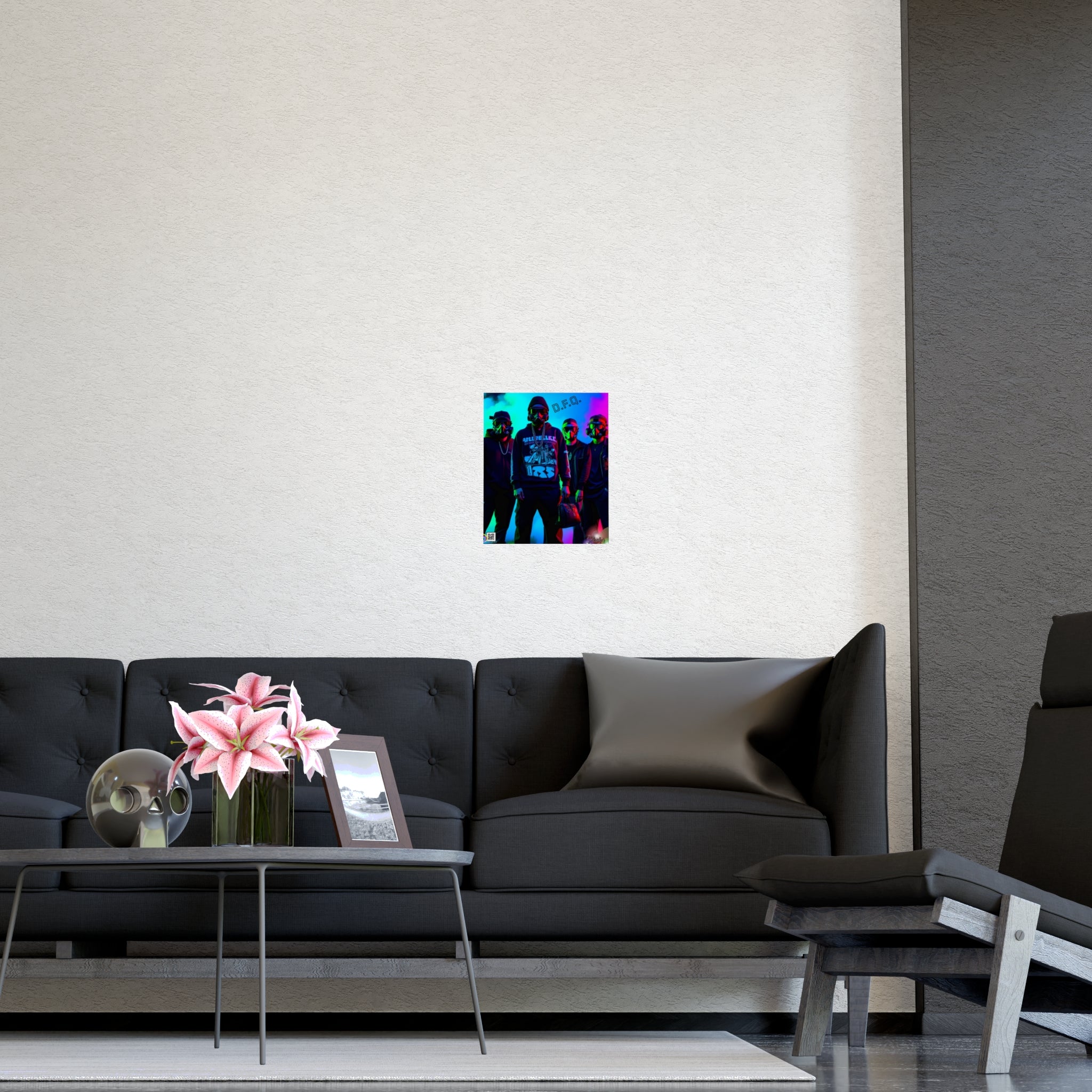 Vaporwave Urban Street —  Neon Wall Poster Art