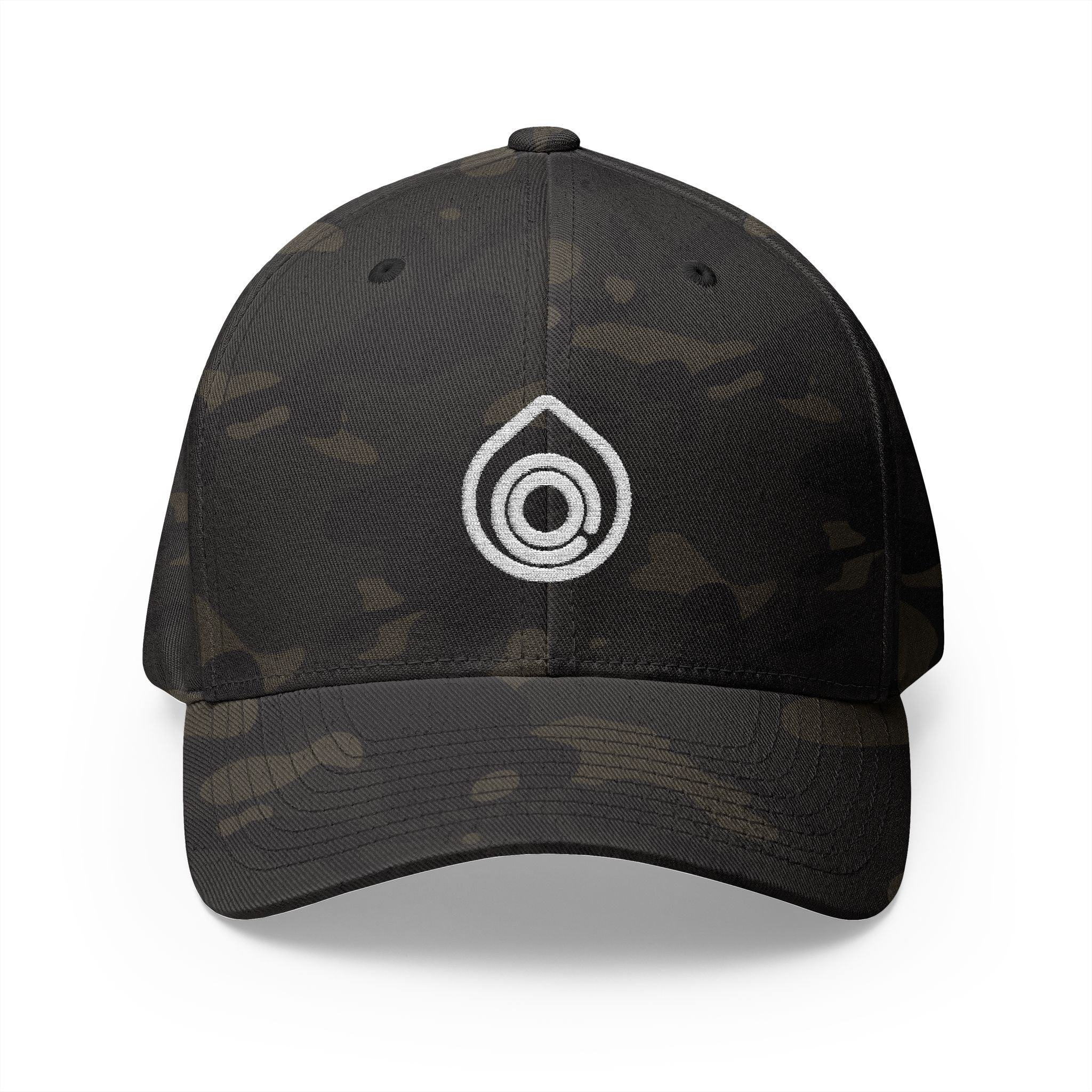 Embroidered Water Drop Logo Cap