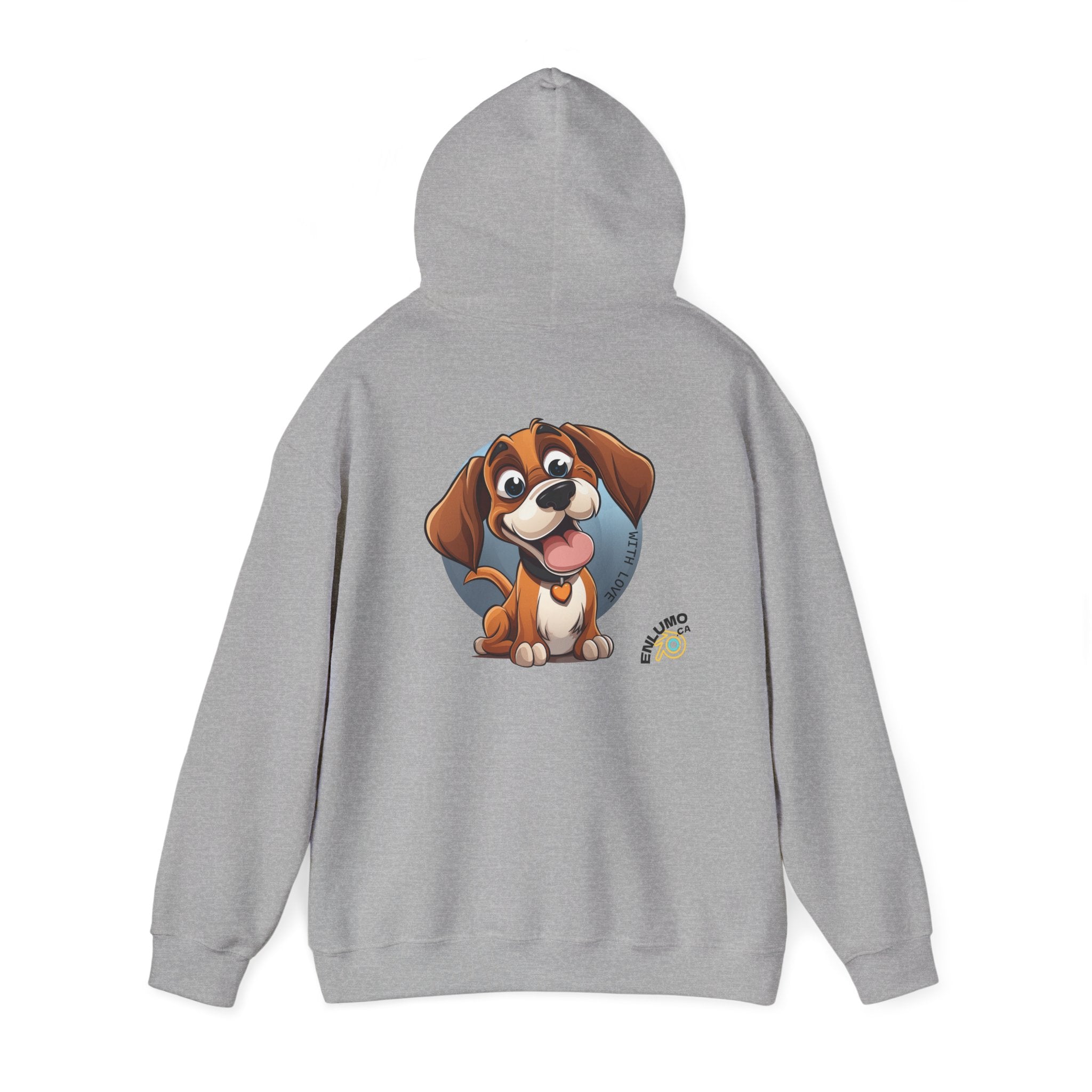 Dawg Out — Cute Puppy Graphic Back Print with Paws Sweatshirt