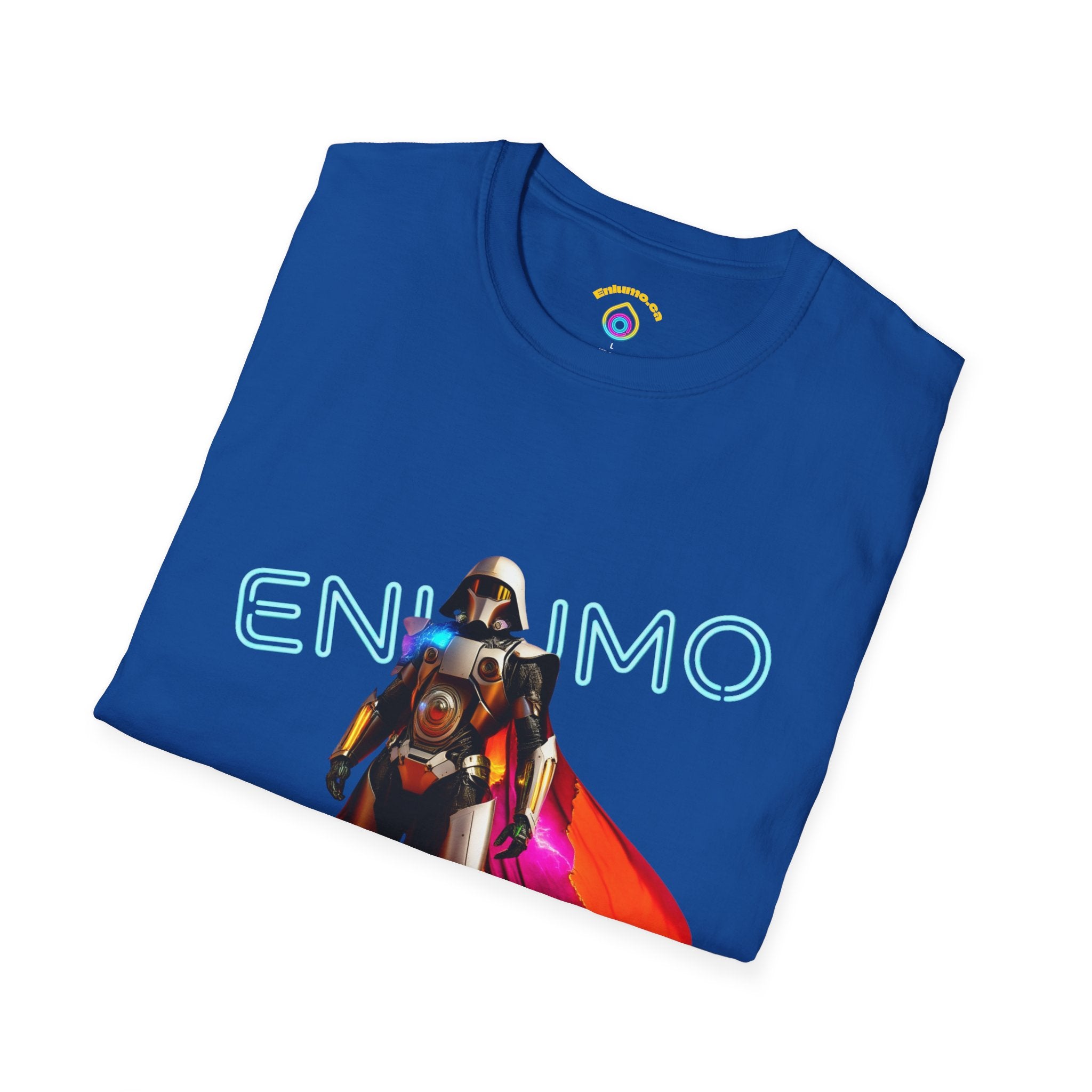 Super hero Character Colorful Cloak — Short Sleeve Shirt