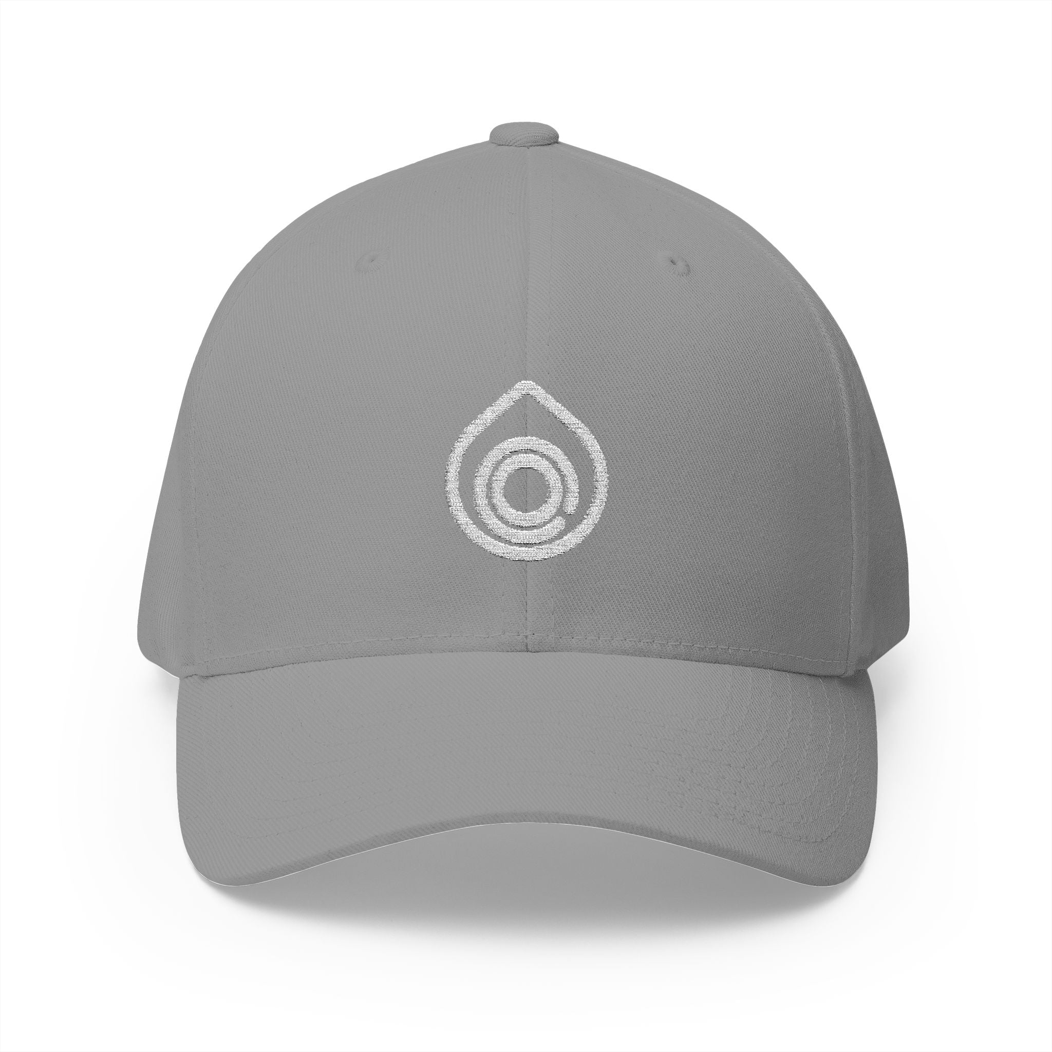 Embroidered Water Drop Logo Cap