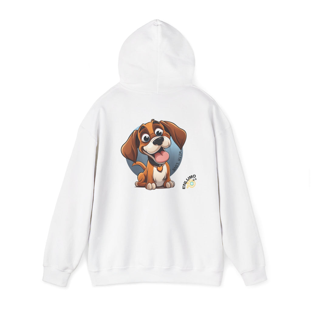 Dawg Out — Cute Puppy Graphic Back Print with Paws Sweatshirt