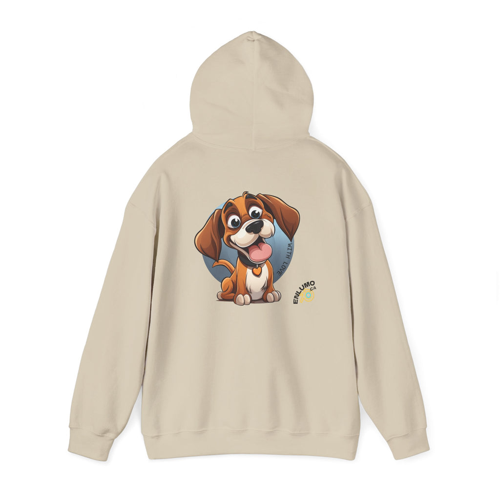 Dawg Out — Cute Puppy Graphic Back Print with Paws Sweatshirt