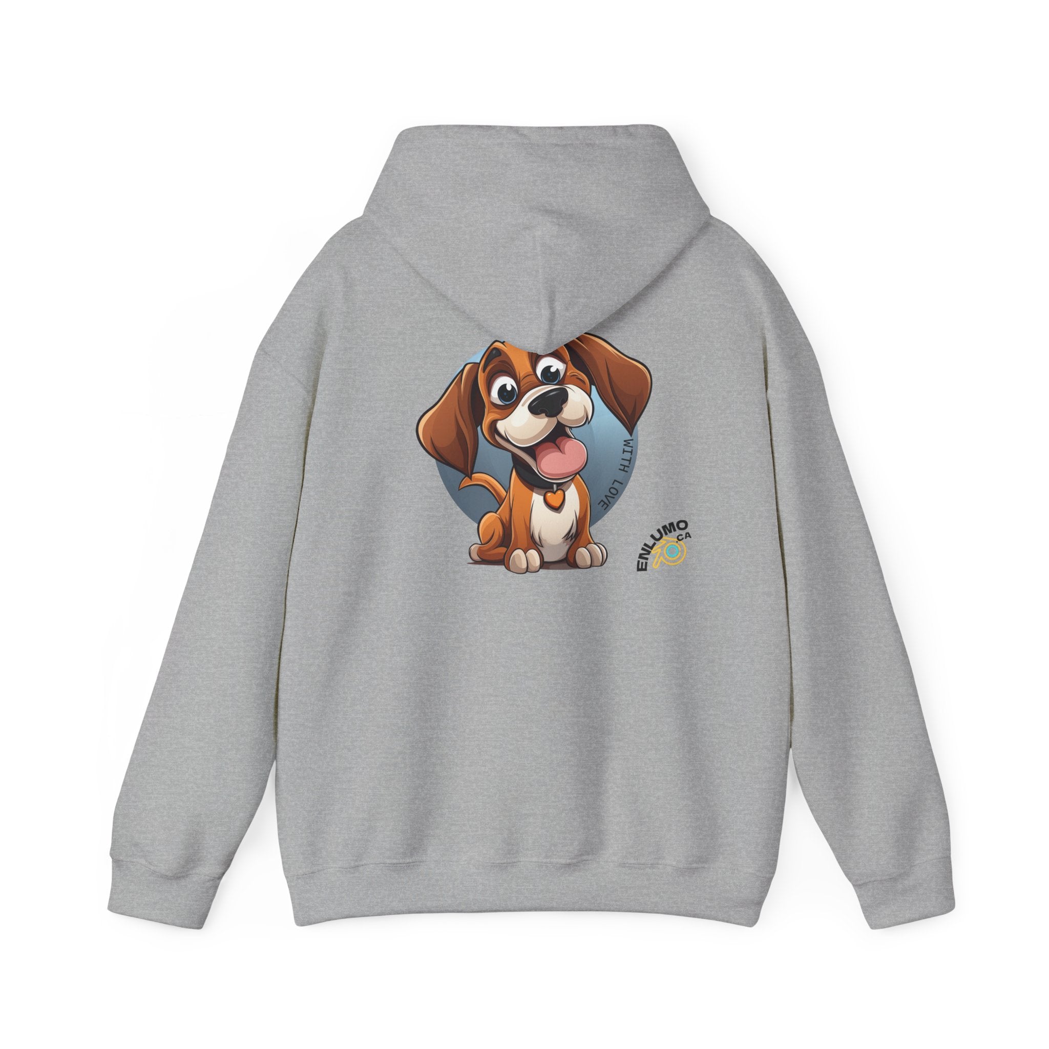Dawg Out — Cute Puppy Graphic Back Print with Paws Sweatshirt
