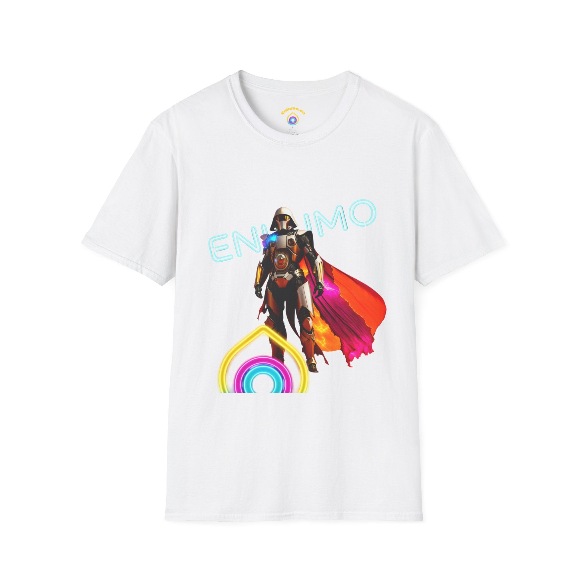 Super hero Character Colorful Cloak — Short Sleeve Shirt