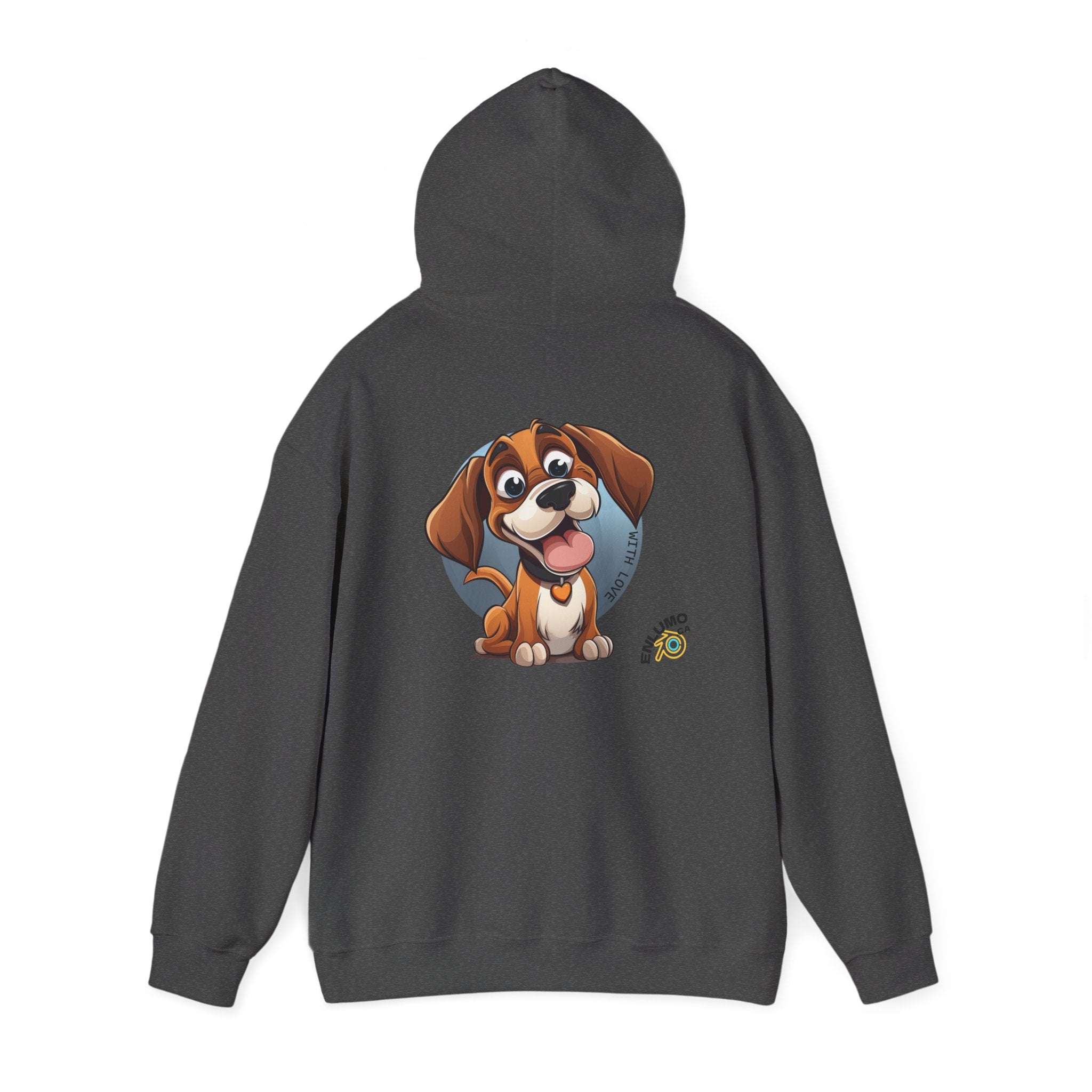 Dawg Out — Cute Puppy Graphic Back Print with Paws Sweatshirt
