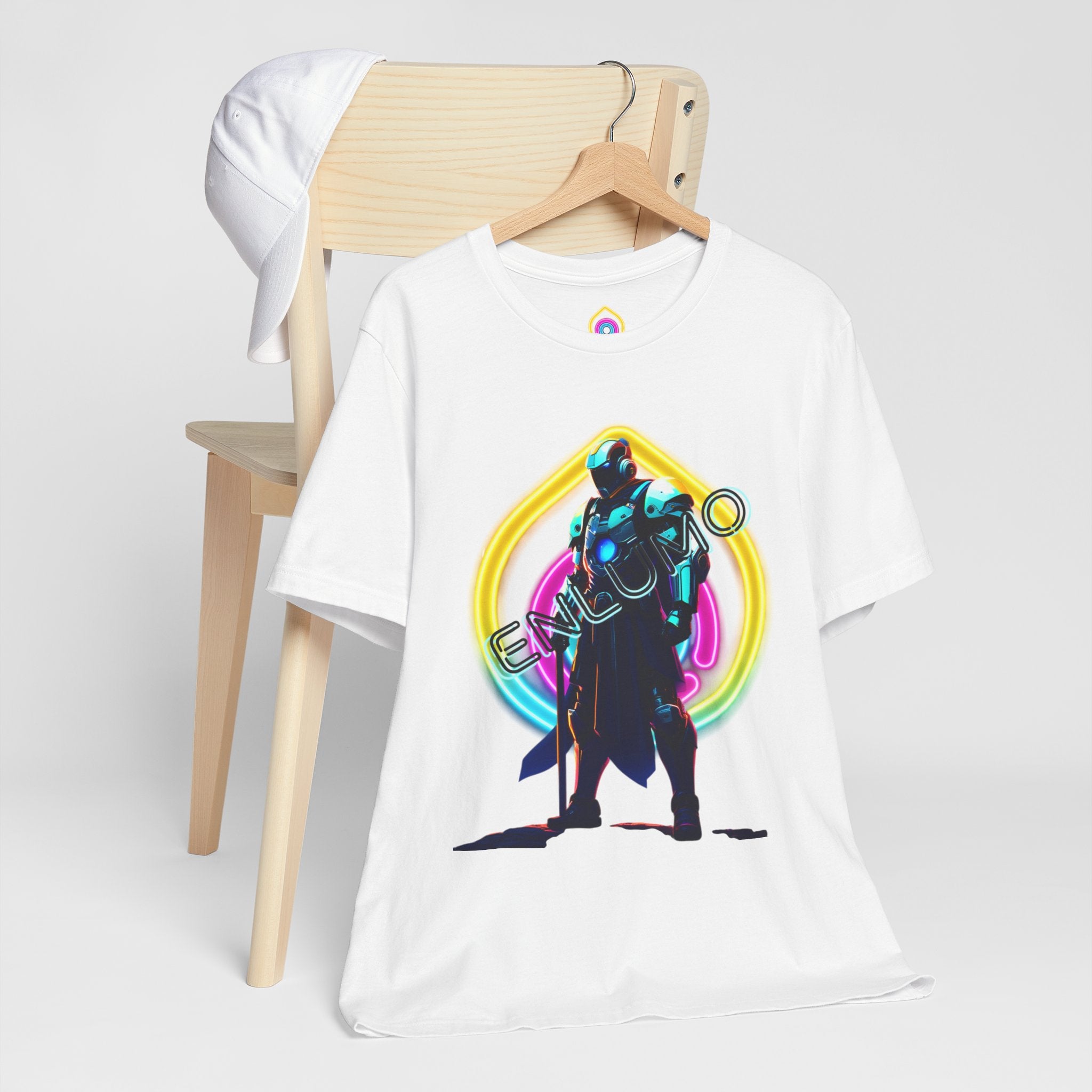 Cyber Space Wanderer Tee — Cosmic Universe Short Sleeve Shirt