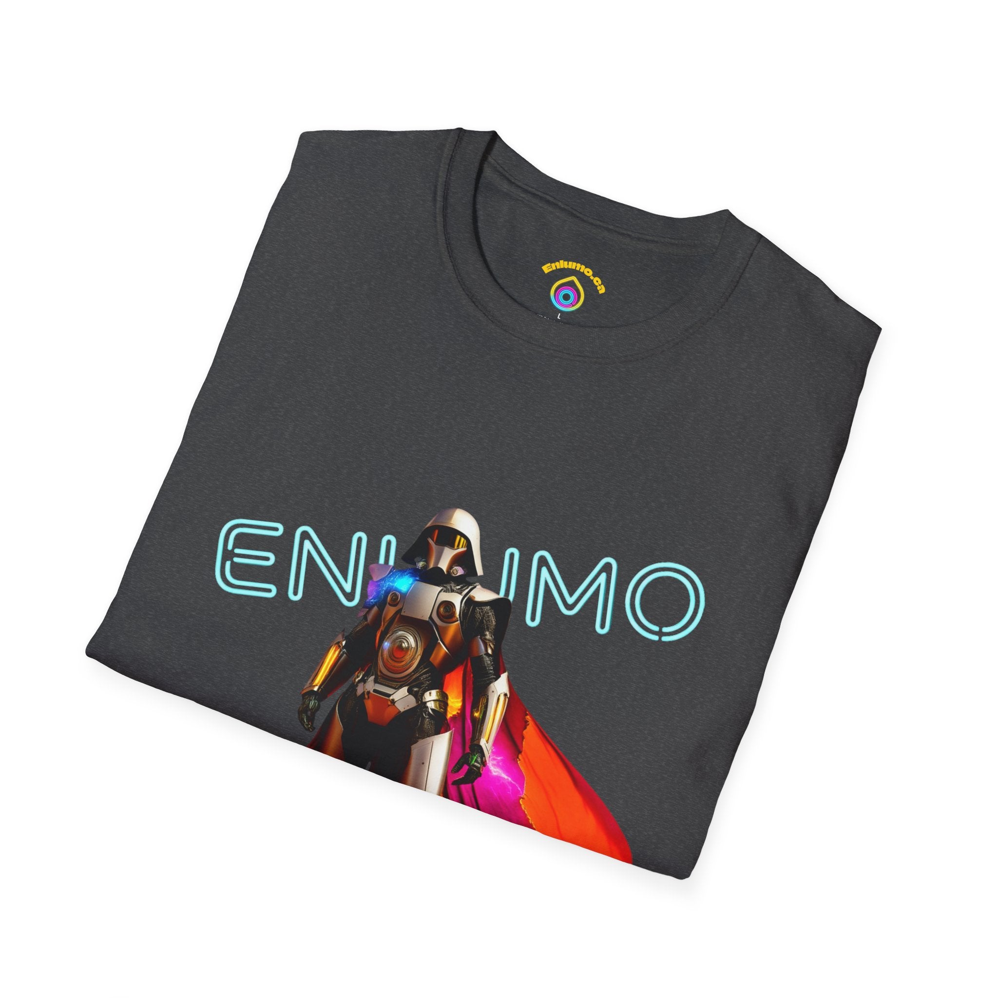 Super hero Character Colorful Cloak — Short Sleeve Shirt
