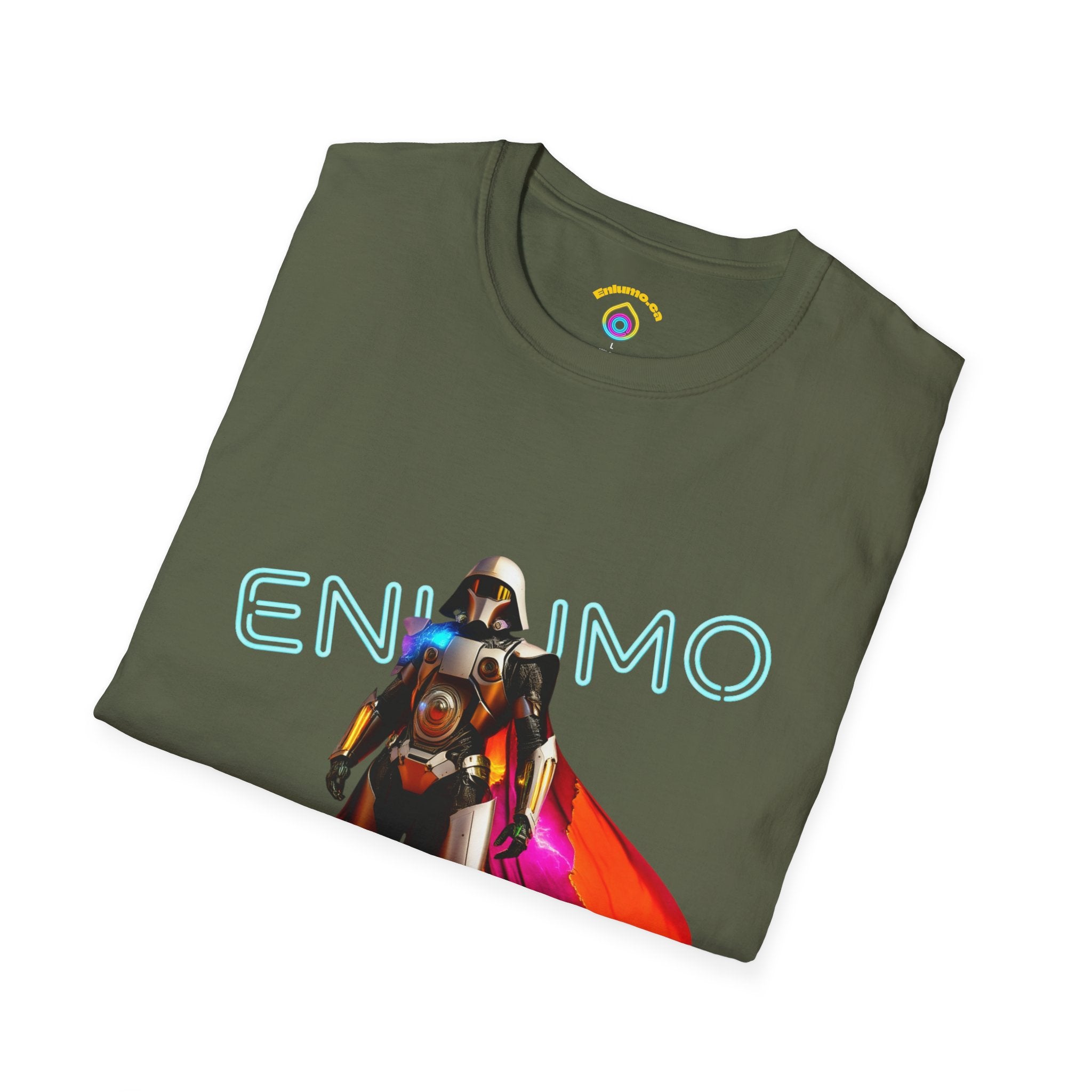 Super hero Character Colorful Cloak — Short Sleeve Shirt
