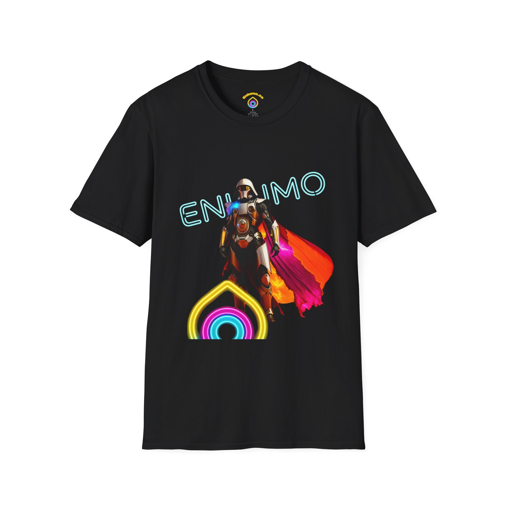 Super hero Character Colorful Cloak — Short Sleeve Shirt