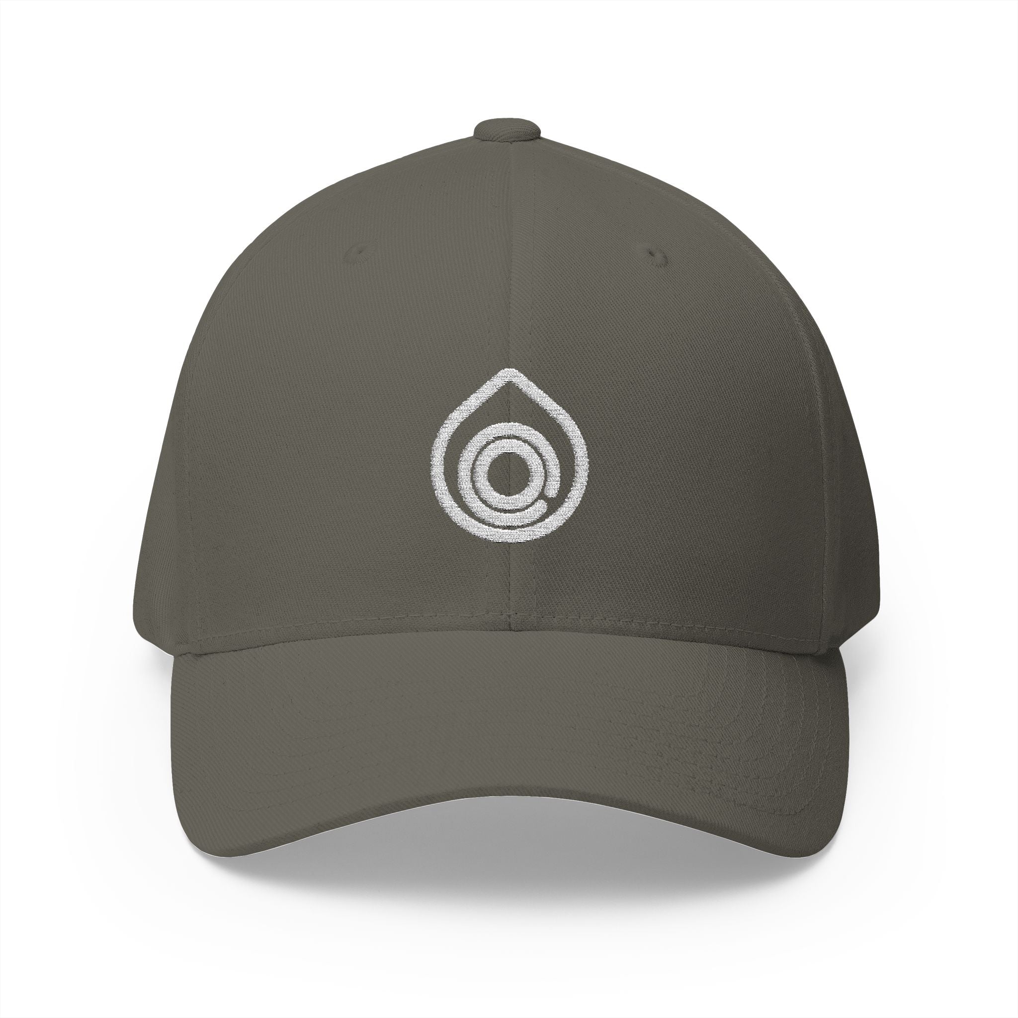 Embroidered Water Drop Logo Cap