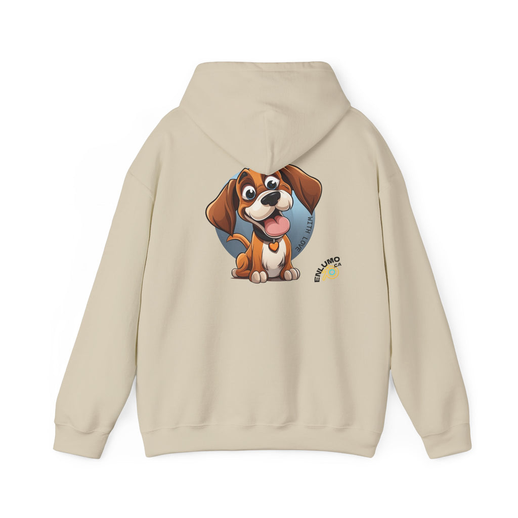 Dawg Out — Cute Puppy Graphic Back Print with Paws Sweatshirt