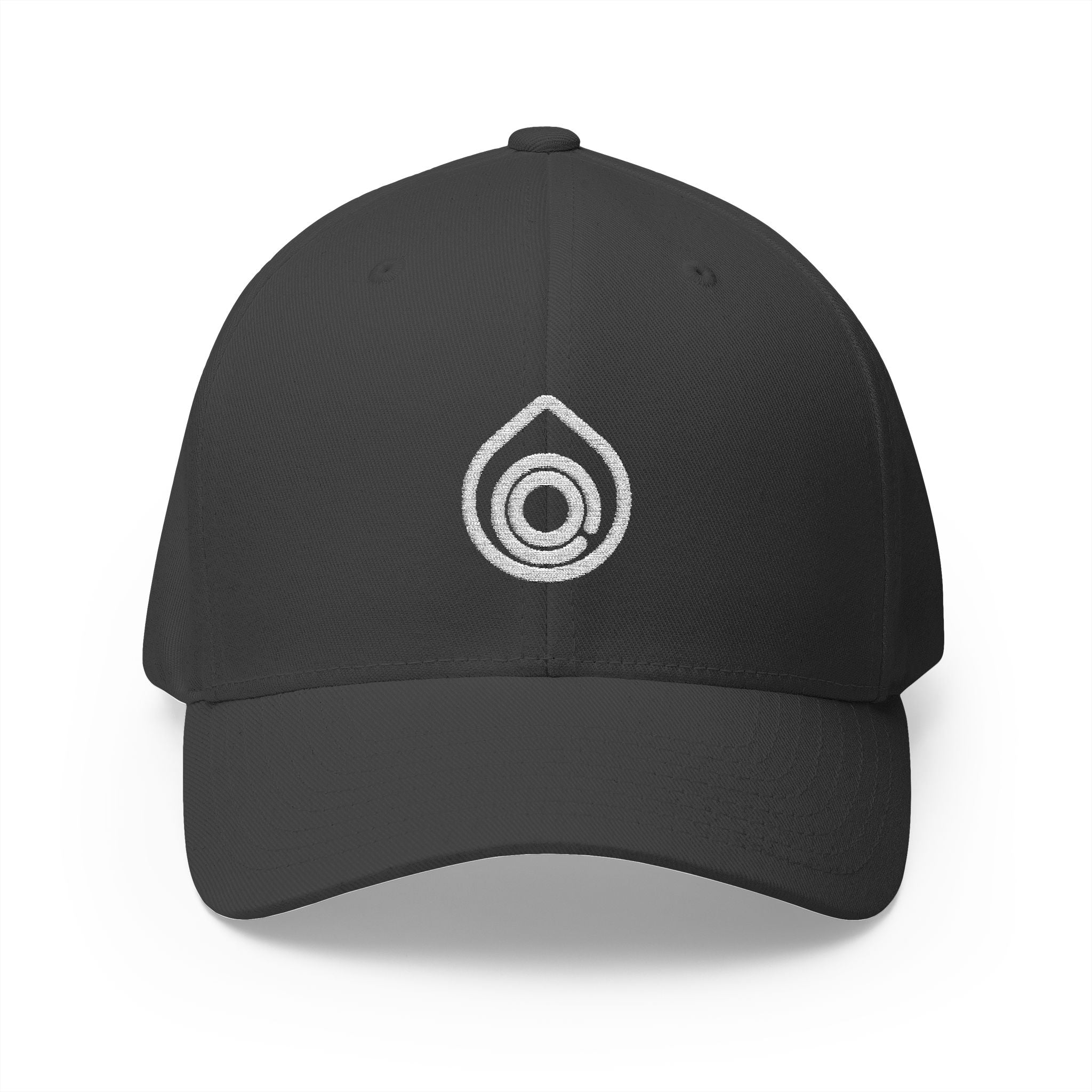 Embroidered Water Drop Logo Cap