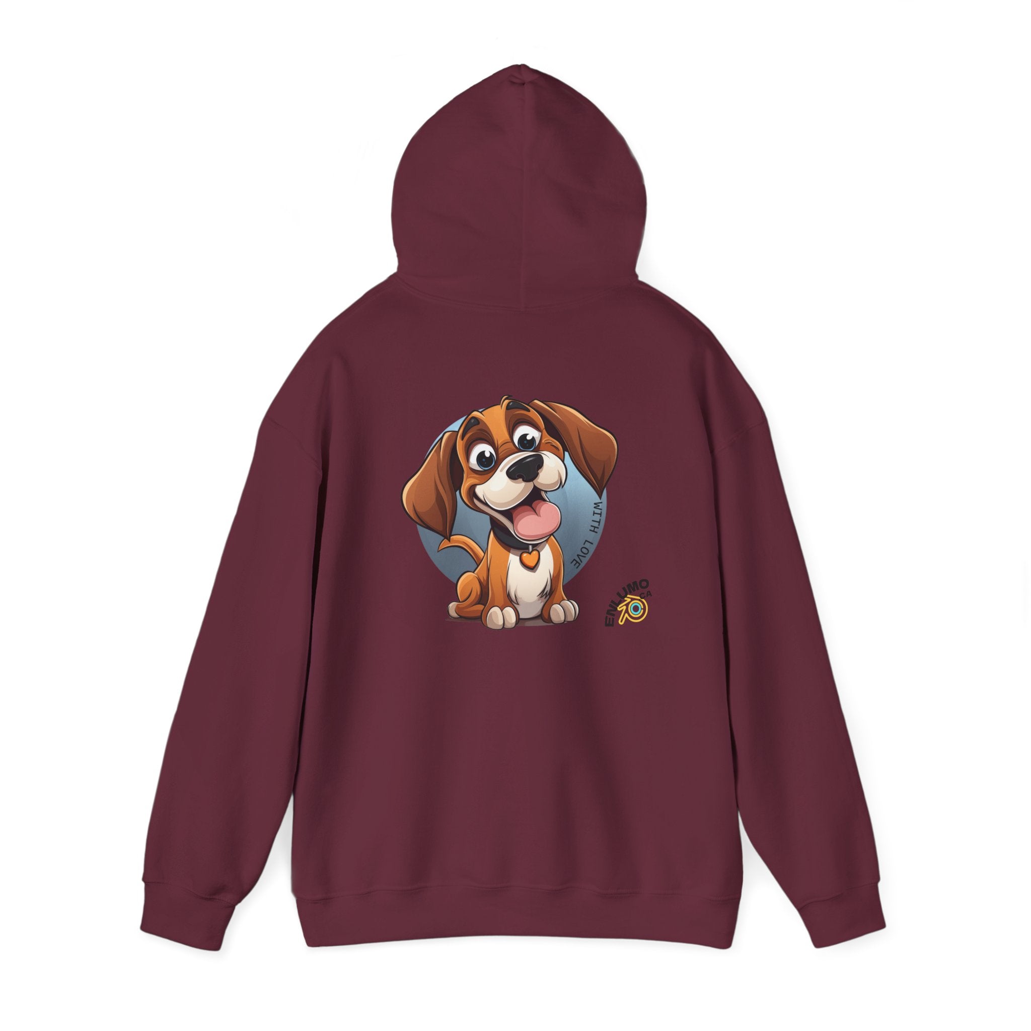 Dawg Out — Cute Puppy Graphic Back Print with Paws Sweatshirt