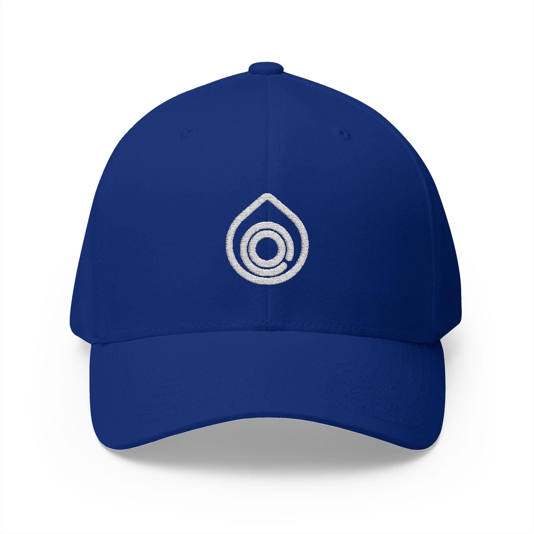 Embroidered Water Drop Logo Cap