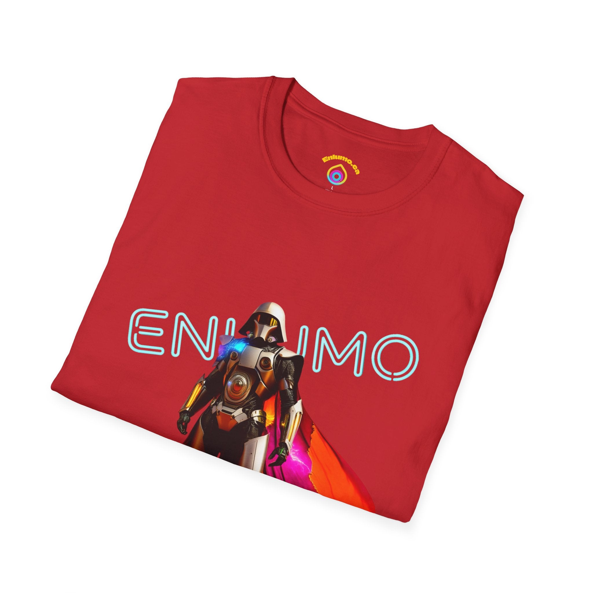 Super hero Character Colorful Cloak — Short Sleeve Shirt