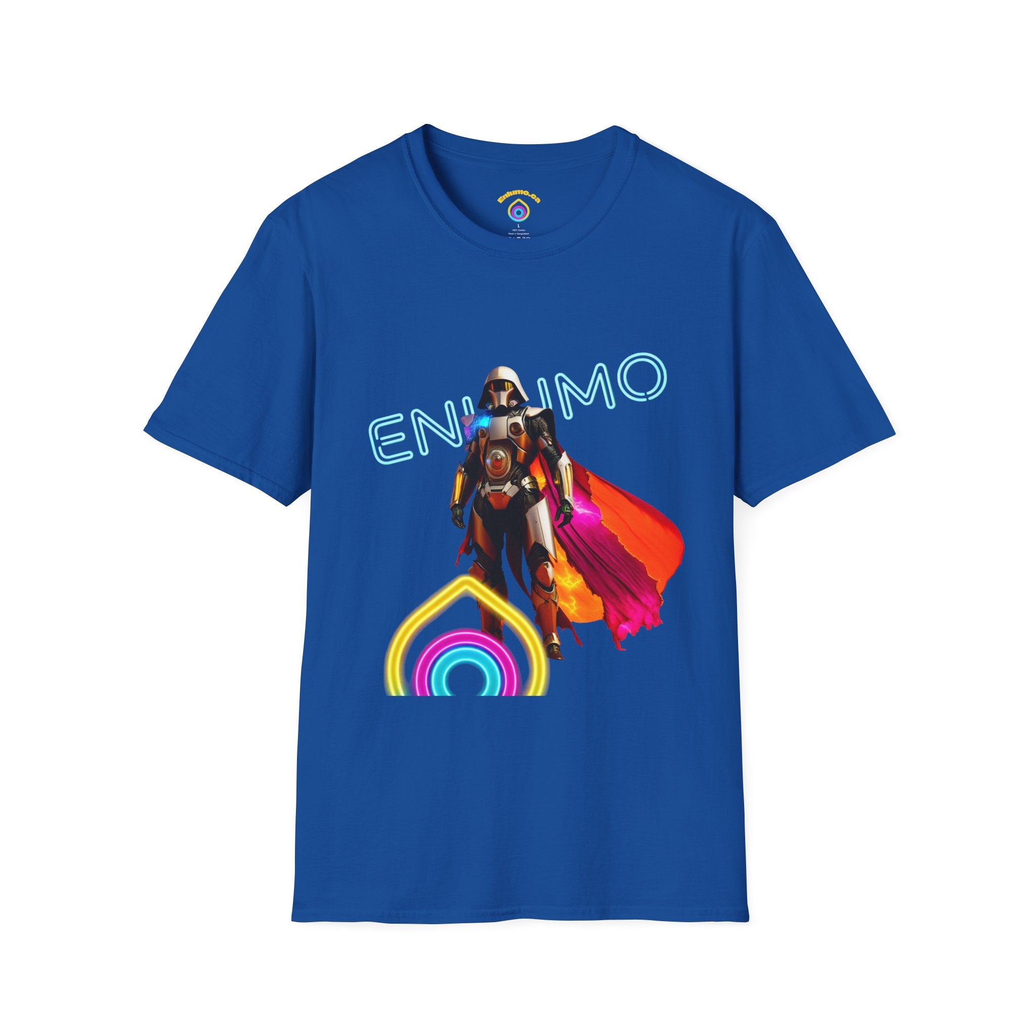 Super hero Character Colorful Cloak — Short Sleeve Shirt