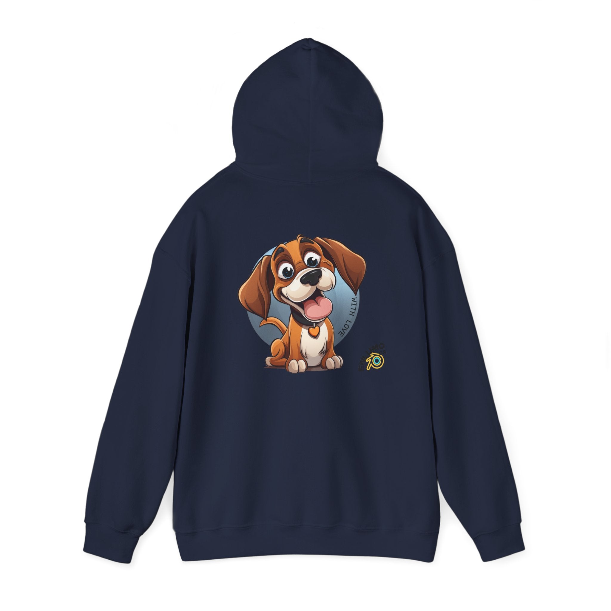 Dawg Out — Cute Puppy Graphic Back Print with Paws Sweatshirt